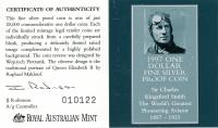 Image 4 for 1997 One Dollar Silver Proof - Sir Charles Kingsford Smith