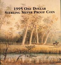 Image 1 for 1995 One Dollar Silver Proof - Waltzing Matilda