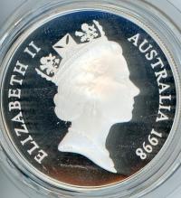 Image 3 for 1998 $1 1oz Silver Kangaroo Proof Coin