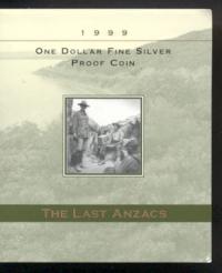 Image 3 for 1999 Australian Silver Proof Coin - Last Anzacs Dollar