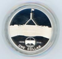 Image 2 for 1998 Subscription Silver Proof Dollar - Parliament House Ten Years on
