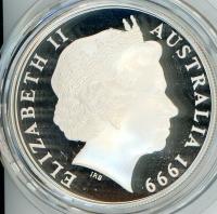 Image 3 for 1999 $1 1oz Silver Kangaroo Proof Coin 