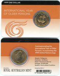 Image 1 for 1999 $1 International Year of Older Persons