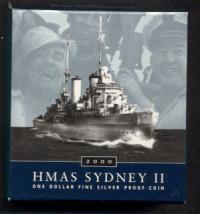 Image 3 for 2000 Australian Silver Proof Coin - HMAS Sydney II