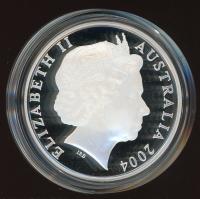 Image 2 for 2004 Australian $1 Silver Coin from Masterpieces in Silver Set - Mob of Roos