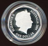 Image 2 for 2004 Australian $1 Silver Coin from Masterpieces in Silver Set - Lion