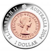 Image 3 for 2004 $1 Proof Coin - 40th Anniversary of the Last Penny 
