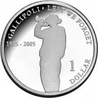 Image 2 for 2005 Australian Silver Proof Coin - Gallipoli