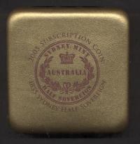 Image 4 for 2005 Australian Subscription $1.00 Coin 1855 Sydney Half Sovereign - 60.5 grams