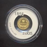 Image 2 for 2005 Australian Subscription $1.00 Coin 1855 Sydney Half Sovereign - 60.5 grams