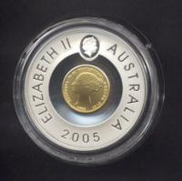 Image 3 for 2005 Australian Subscription $1.00 Coin 1855 Sydney Half Sovereign - 60.5 grams
