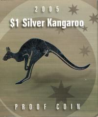 Image 1 for 2005 $1 Silver Proof Coin - Kangaroo