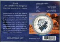 Image 2 for 2006 1oz One Dollar Silver Kangaroo