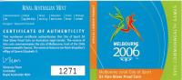 Image 3 for 2006 Melbourne Commonwealth Games $5  Silver Proof