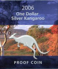 Image 1 for 2006 1oz Silver Kangaroo Proof Coin