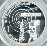 Image 1 for 2006 One Dollar fine Silver Proof Coin - 50 Years of Australian Television