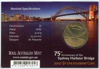 Image 1 for 2007 75th Anniversary of the Sydney Harbour Bridge - B Mintmark