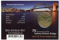 Image 1 for 2007 75th Anniversary of the Sydney Harbour Bridge - C Mintmark