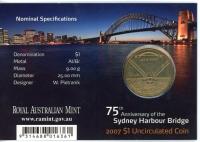Image 1 for 2007 75th Anniversary of the Sydney Harbour Bridge - M Mintmark