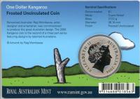 Image 2 for 2008 Frosted Uncirculated One Dollar - Reg Mombassa