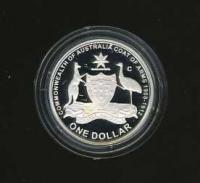 Image 2 for 2008 $1 Fine Silver Proof Coin - 100 Years Original Coat of Arms