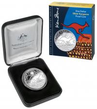 Image 1 for 2009 1oz Silver Kangaroo Proof Coin - Ken Done
