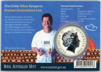 Image 2 for 2009 $1 Silver Frosted UNC Kangaroo - Ken Done