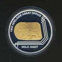 Image 3 for 2009 Selectively Gold Plated Subscription Dollar - Adelaide Assay Office