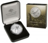 Image 1 for 2010 1oz Silver Kangaroo Proof Coin - Yellow Footed Rock Wallaby