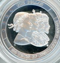 Image 2 for 2010 $1 Fine Silver Proof Coin - 100 Years of Australian Coinage