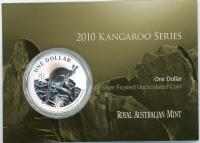 Image 1 for 2010 1 Silver Frosted UNC Coin - Kangaroo Series