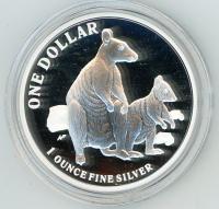 Image 2 for 2011 $1 Silver Proof Coin Kangaroo Series - Allied Rock Wallaby