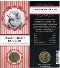 Image 1 for 2011 Rams Head Dollar B Counterstamp