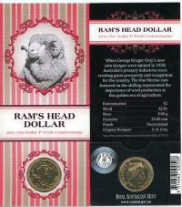 Image 1 for 2011 Rams Head Dollar P Counterstamp