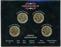 Image 2 for 2011 Rams Head Dollar - 4 Coin Set CBMS