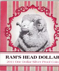 Image 4 for 2011 $1 Silver Proof Coin - Rams Head