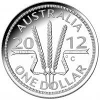 Image 2 for 2012 $1 Fine Silver Proof Coin - Wheat Sheaf