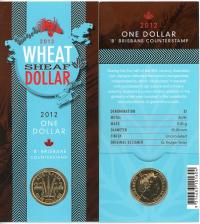 Image 1 for 2012 Wheat Sheaf Dollar - B Counterstamp