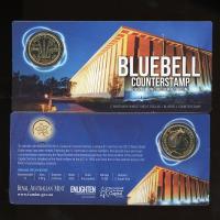 Image 1 for 2012  C Mintmark Wheat Sheaf Dollar - Bluebell Counterstamp 