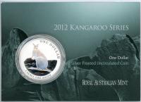 Image 1 for 2012 $1 Kangaroo Series Silver Frosted Coin - Mareeba Rock Wallaby