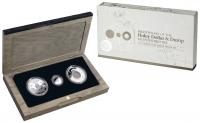 Image 1 for 2013 Bicentenary of the Holey Dollar & Dump 3 Coin Silver Proof Set