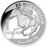 Image 2 for 2013 Black Caviar One Dollar Two Coin Silver Proof Set