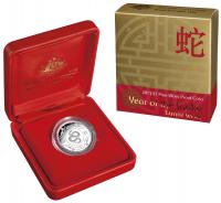 Image 1 for 2013 Lunar Series - Year of the Snake $1 Silver Proof Coin