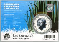 Image 2 for 2013 $1 Silver Frosted Coin - Australian Saltwater Crocodiles Bindi
