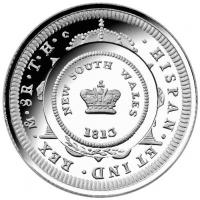 Image 2 for 2013 $1 Fine Silver Proof Coin - Bicentenary of the Holey Dollar & Dump