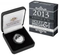 Image 1 for 2013 $1 Fine Silver Proof Coin - Bicentenary of the Holey Dollar & Dump