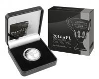 Image 1 for 2014 AFL Premiership Cup 1oz One Dollar Silver Proof Coin