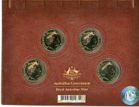 Image 3 for 2014 A Voyage to Terra Australis 4 Coin Privy Mark CBMS