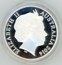 Image 3 for 2014 Kanga Series Explorer's First Sightings $1 Silver Proof Coin