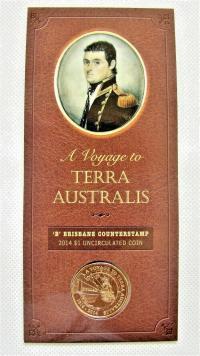 Image 1 for 2014 Terra Australis Brisbane Counterstamp $1.00 on Card